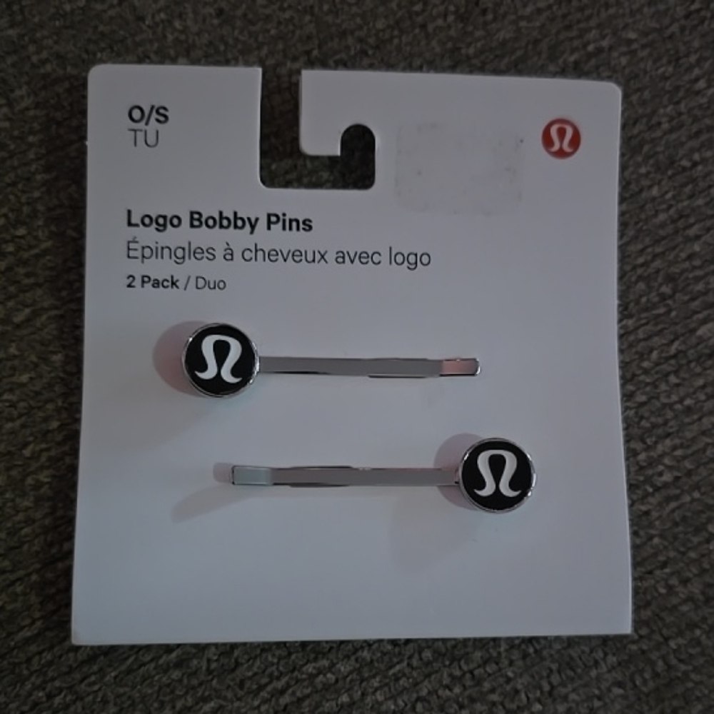 Lululemon Logo Bobby Pins 2, New Hair Accessories